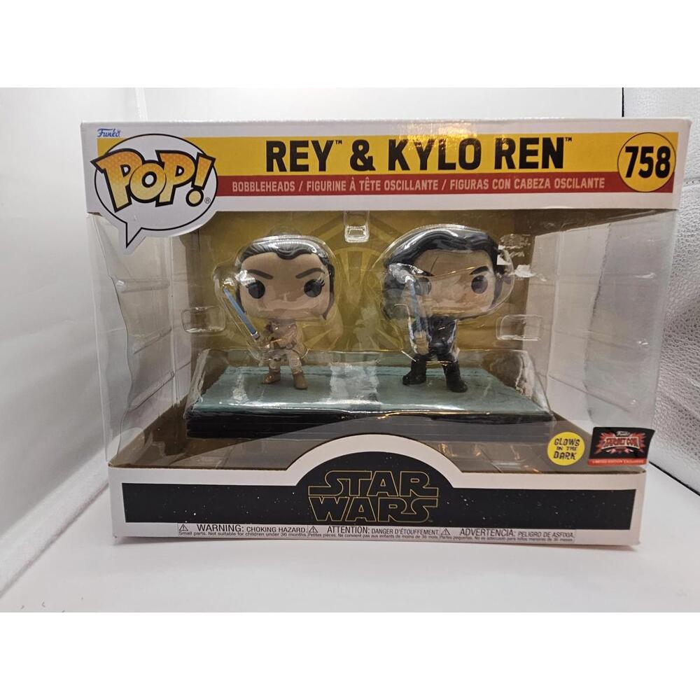 Rey & Kylo Ren Funko Pop #758 - NEW in Box